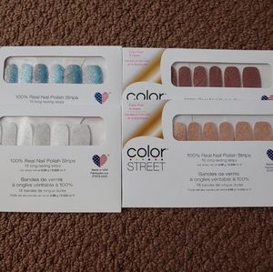 Color Street Nail Strips Glitter Beach Bundle